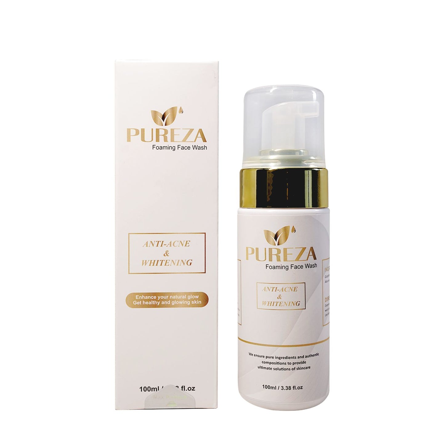 Pureza Foaming Face Wash – Anti-Acne & Whitening 100ml